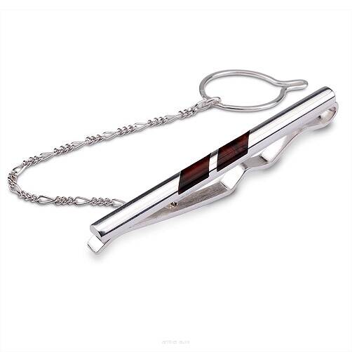 Diagonal Mosaic Tie Clip